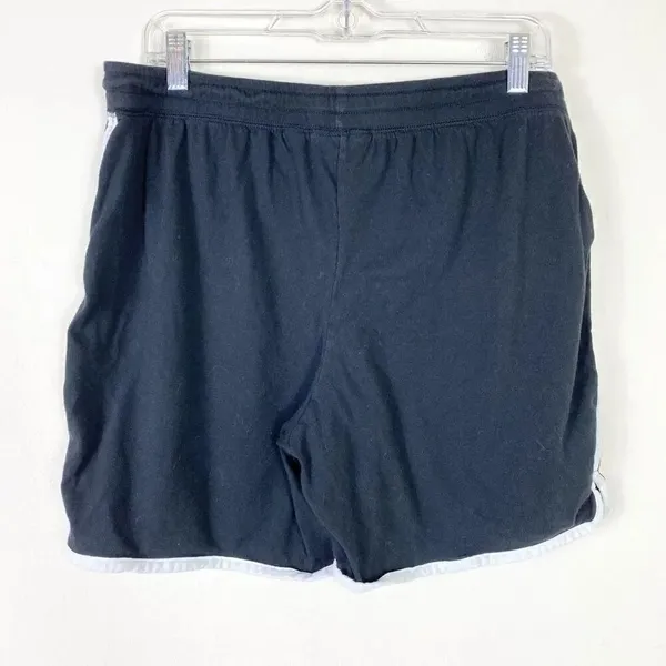 Avenue Black & White Side Striped Athletic Gym Shorts Size 14/16 - Image 2
