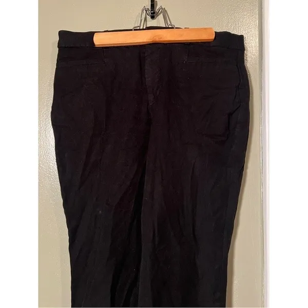 Banana Republic Women's Size 10 Sloan Pant Curvy Fit Black Mid-Rise Stretch - Image 4