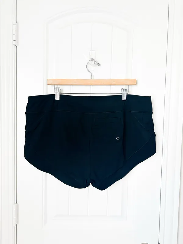 Athleta Black Athletic Shorts Size XL - Image 2