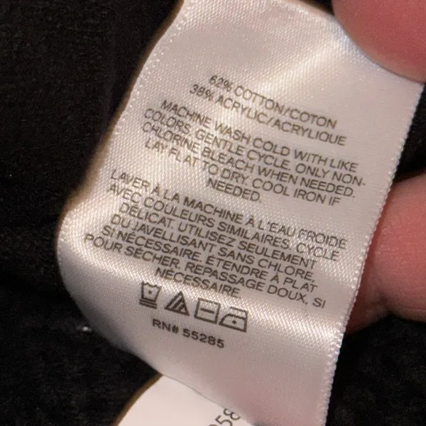 NWOT express black sweater/blazer gold detail size small - Image 4