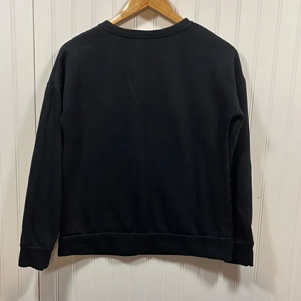 Fabletics black logo crewneck sweatshirt - Image 6