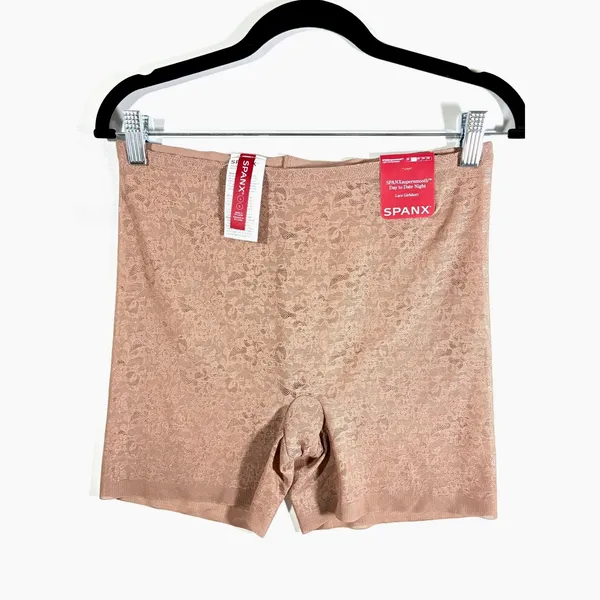 Spanx Supersmooth Day to Date Night Lace Girlshort Cinnamon 10594R L - Image 2