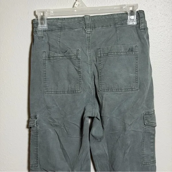 American Eagle‎ Outfitters Women Gray/Green Cargo Stretch Pants size 0 - Image 7