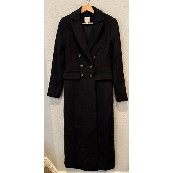 Favorite Daughter The Simon Double Breasted Longline Coat Size Small - Image 15
