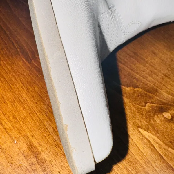 Dolce Vita Koolson White Western Ankle Booties Pointed Toe Leather Stacked heel - Image 13