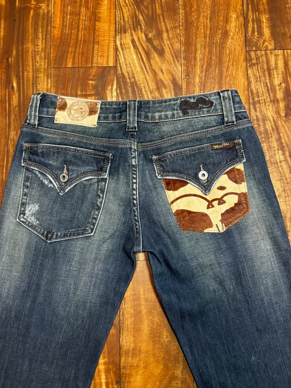 Miss Me Rare Cowhide  Jeans - Image 2