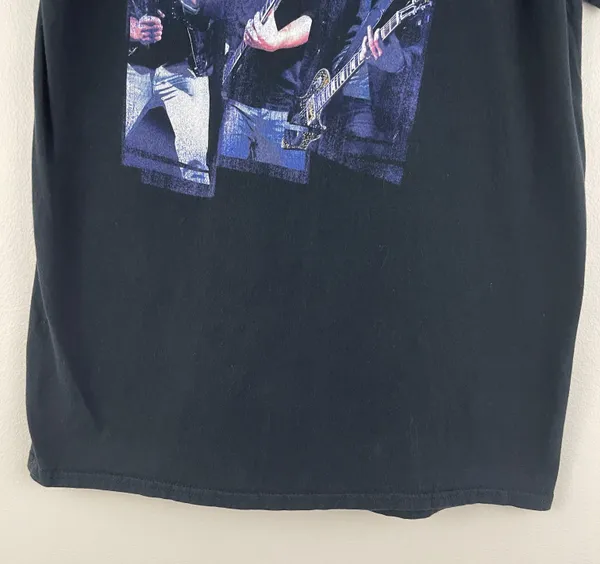 JONAS BROTHERS Vintage 2000’s Live In Concert Black Blue Graphic Band Tee - Image 3