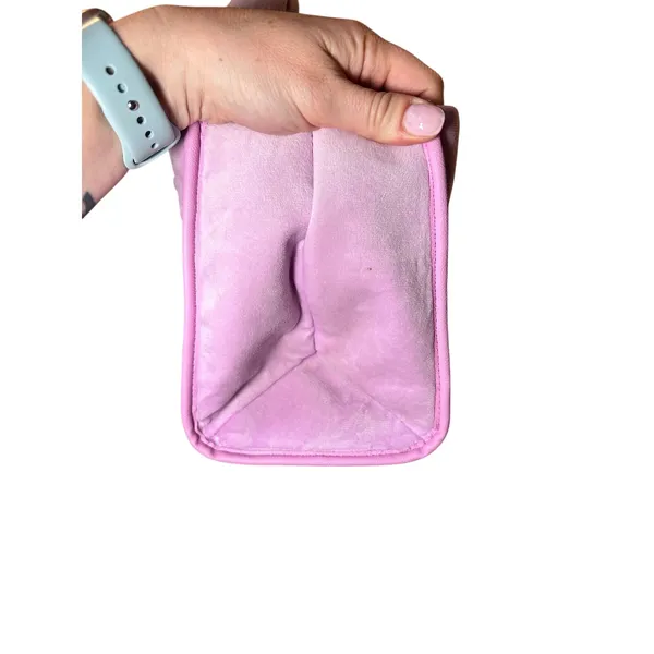 Juicy Couture Velour Rhinestone Mini Tote Y2K Pink Crossbody Bag Charm Coquette - Image 14