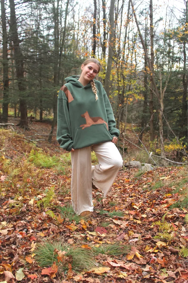 noah kahan patchwork hoodie Green Size sizes s - Image 2
