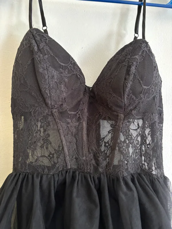 Windsor Black Tulle Dress - Image 4
