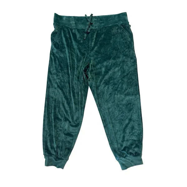 Victoria's Secret Green 2 Piece‎ Velour Tracksuit Outfit Y2K Inspired Size XXL - Image 5