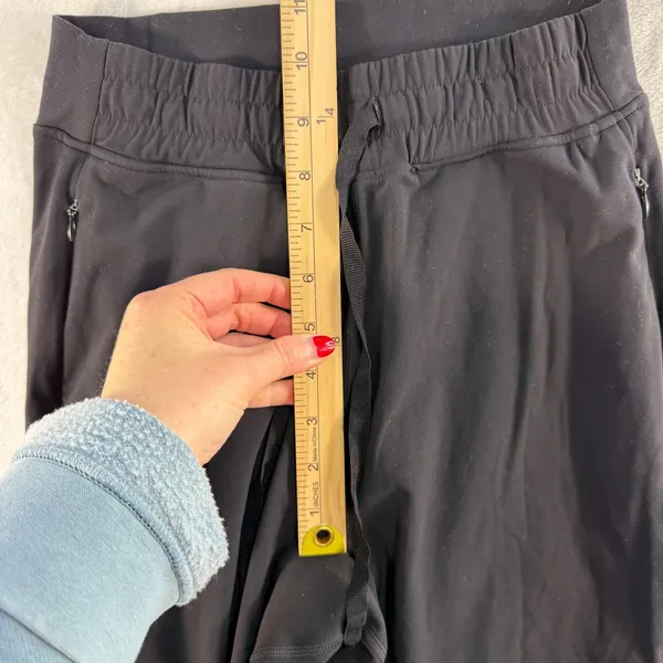 Buffbunny Womens Small Joggers Pants Athletic‎ Tapered Zipper Pockets Black Soft - Image 10