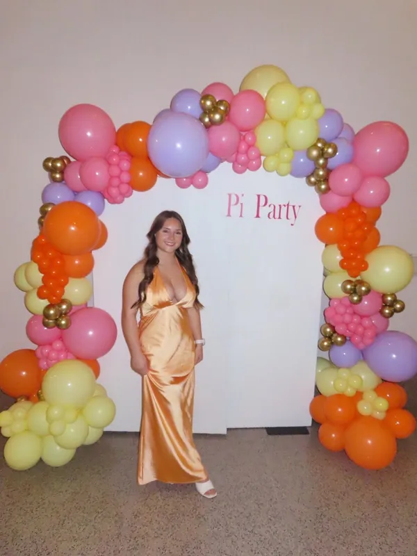 Light Orange Princess Polly Halter Maxi Dress - Image 5