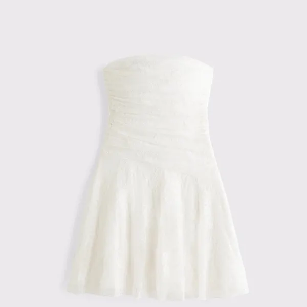 Abercrombie & Fitch Strapless Lace Mini Dress - Image 3
