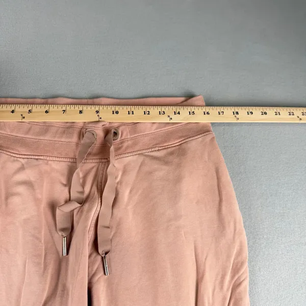Athleta Womens Dusty Rose Pink French Terry Jogger Sweatpants Size Large L - Image 3