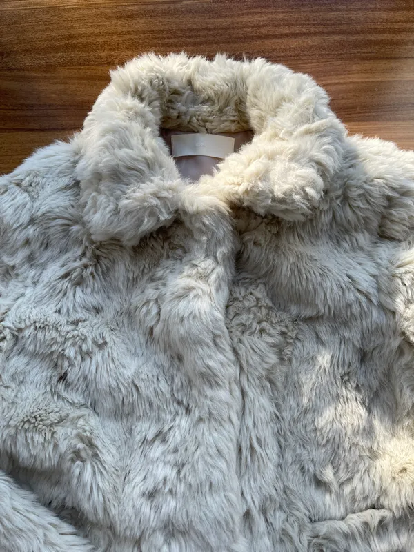 Teddy Bear Faux Fur Winter Jacket Size M - Image 2