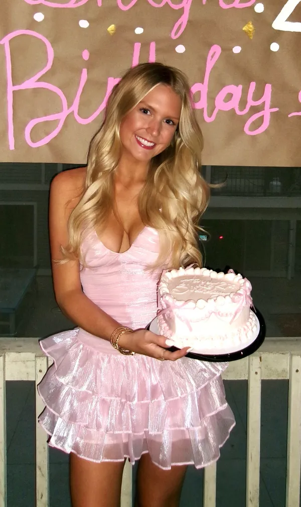 Hello Molly Pink Mini Dress - Image 3