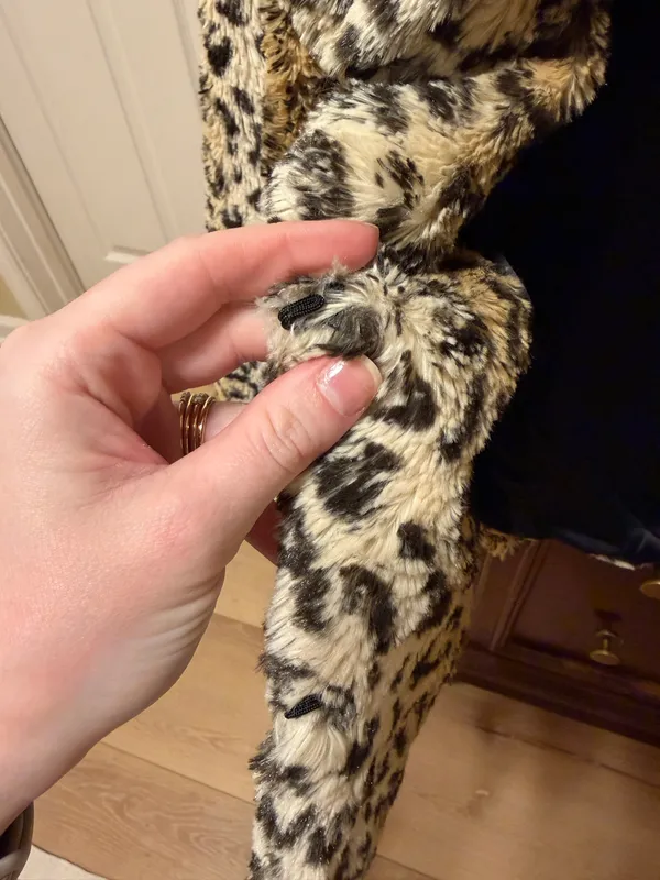 Alice + Olivia | Revolve Shawl Collar Faux Fur Leopard Print Jacket - Image 6