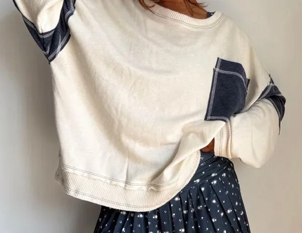 Boutique Denim/ Neutral Knit - Image 2