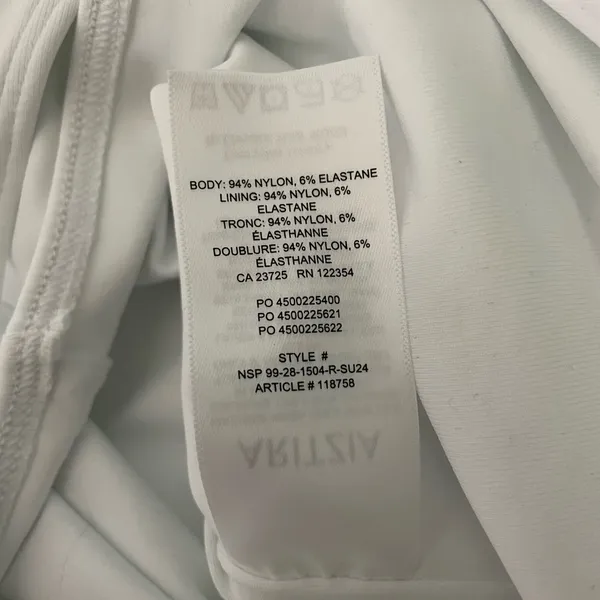 Aritzia Babaton Contour Squareneck Long Sleeve Bodysuit - White - Image 13