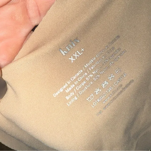 KNIX Luxift‎ Pullover Bralette Bra Nude tan size XXL+ - Image 4