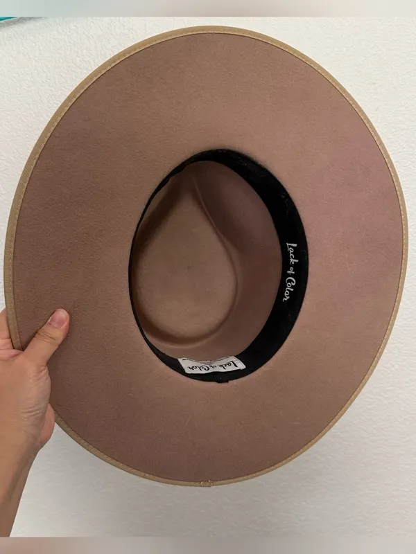 Lack of Color Zulu Rancher Wide Brim Hat in Sand Medium - Image 5