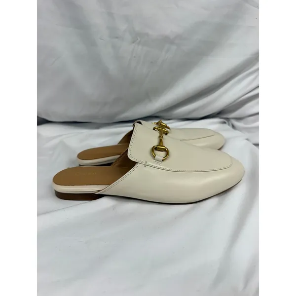 Quince $150 Women's Italian Leather Horsebit Loafer Mule in Bone Sz 7 - Image 6