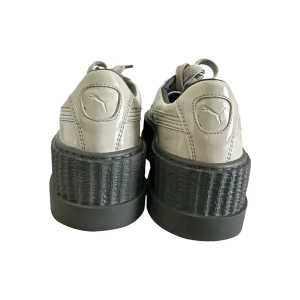 Puma X Fenty Rihanna Pointy Creeper Patent 36627002 DoveGray Women's Size 6 - Image 4