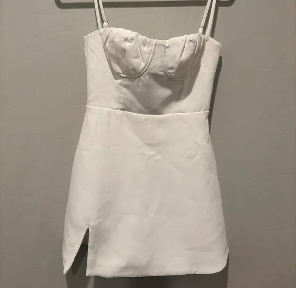 Hello Molly Dress White - Image 5