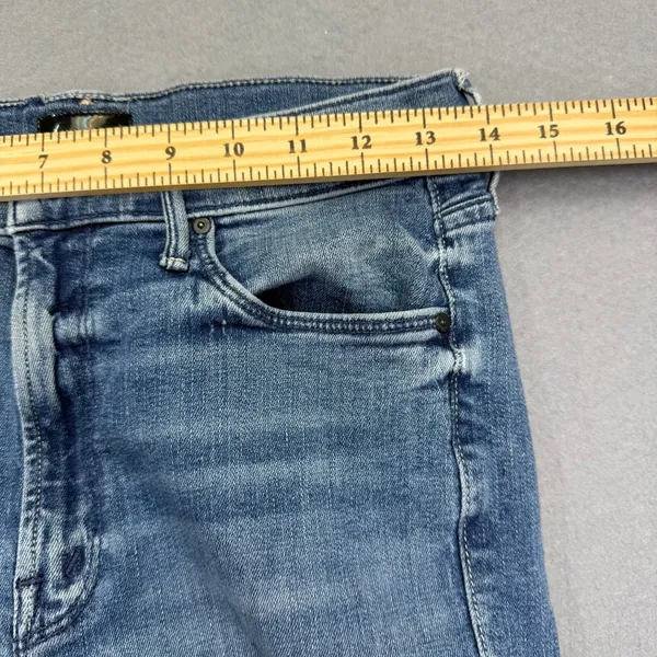 Mother‎ Denim High Rise Straight Leg Blue Jeans Medium Wash Size 28 USA Made - Image 6