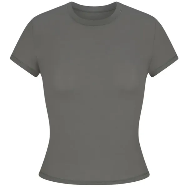 Skims Gunmetal T Shirt - Image 3