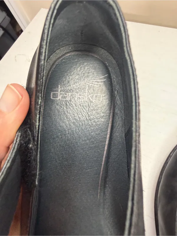Dansko Bess Comfort Mary Jane Leather Heels Size 37 Sz 7 - Image 11