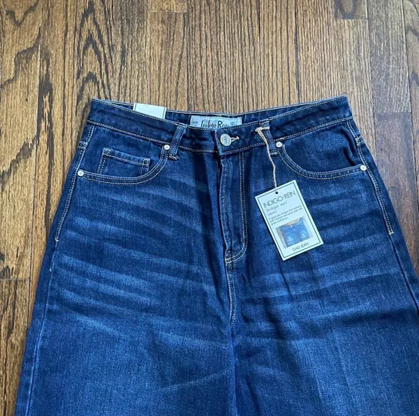 Indigo Rein Wide Leg Jeans - Image 2
