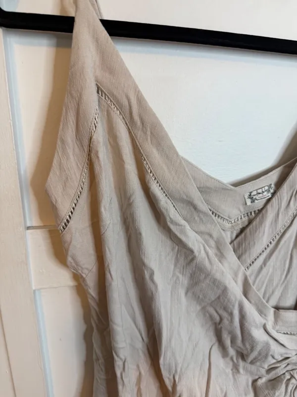 Intimately Free People Dylan Beige Cinched Mini Dress - Image 5