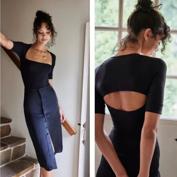 Free People Intimately Everly Bodysuit Sz S - Image 2