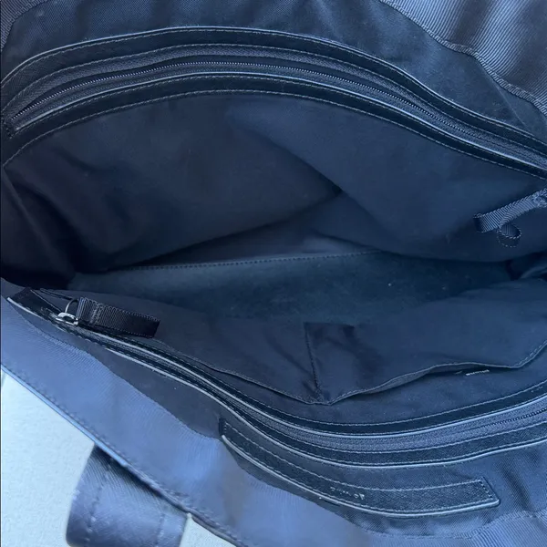 Lululemon Black Leather Tote Bag - Image 8
