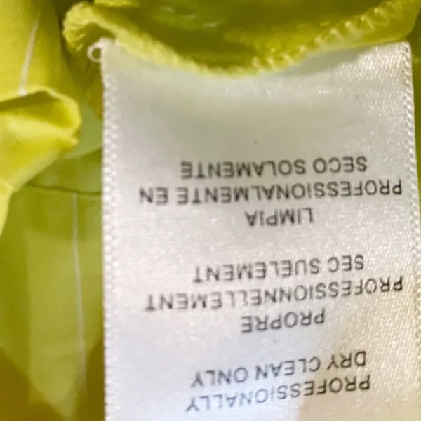 Anthro Love Birds Green Yellow Pleated Skirt M - Image 9