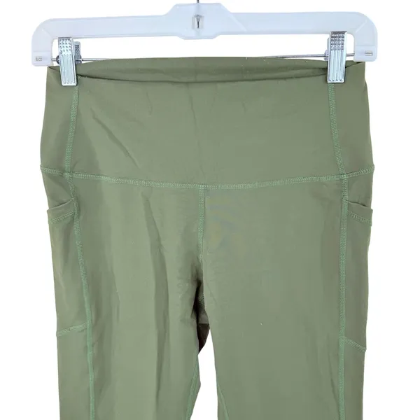 BuffBunny Sage Green Workout Leggings Size Large - Image 5