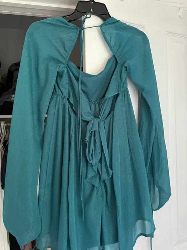 Lucy in the Sky green mini dress - Image 2