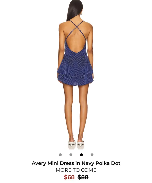 Polka Dot Revolve Dress - Image 2