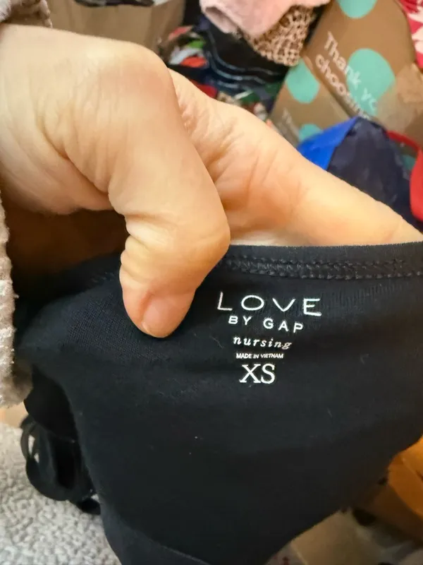 Love By Gap Black Clip Down Nursing Cami - Image 3