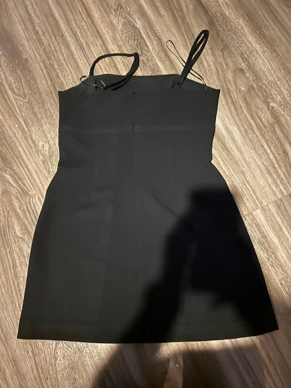 French Connection French Combed Mini Black Dress - Image 2