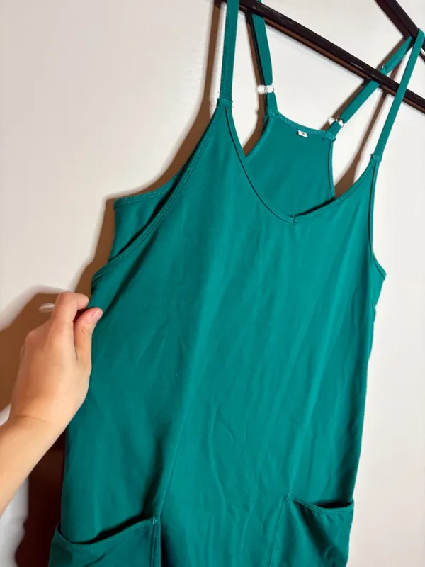 Amazon teal skort romper dress - Image 2