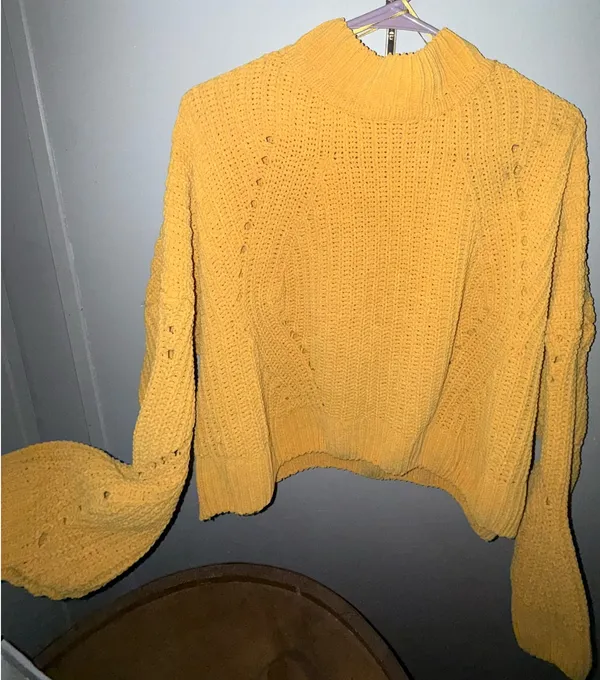 HYFVE Mustard Knit Sweater - Image 2