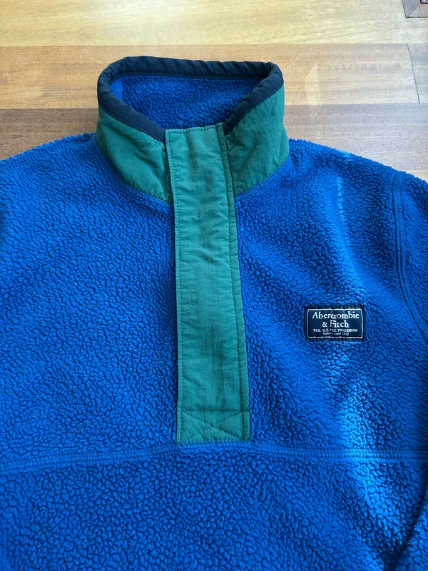 Abercrombie Fleece snap quarter zip - Image 2
