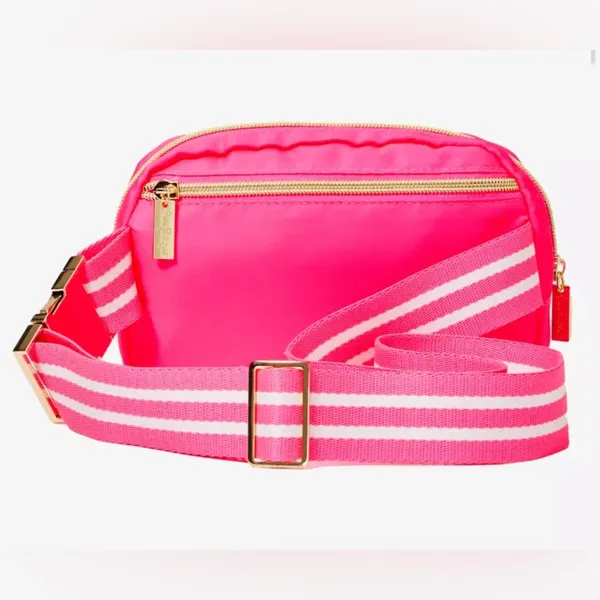 NWT Lilly Pulitzer Jeanie Belt bag Roxie pink fuchsia Barbie sold out blogger - Image 7