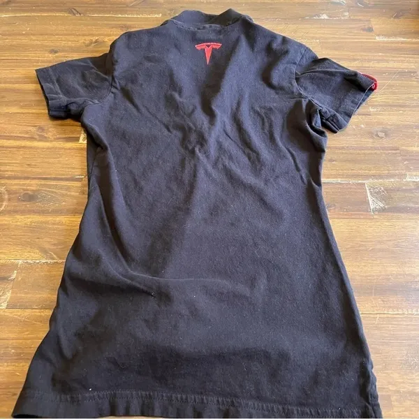 Tesla Black Logo Polo Size XS - Image 3
