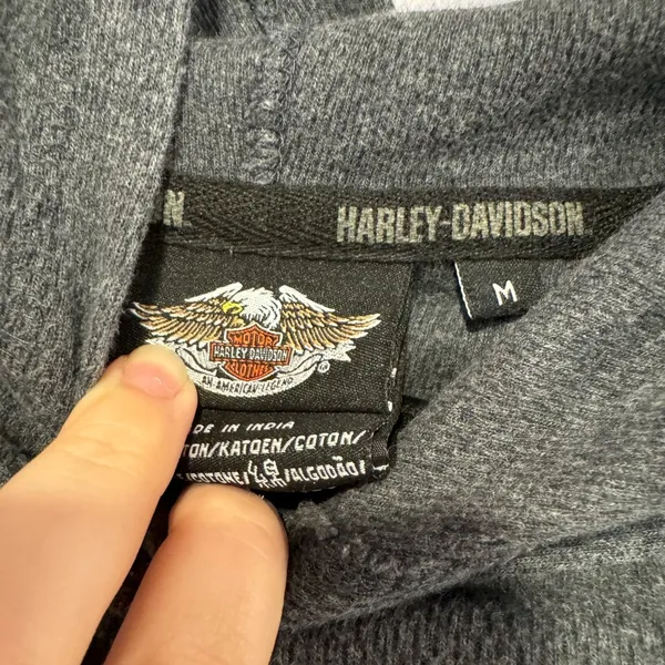 Harley Davidson‎ gray hoodie Size M - Image 4