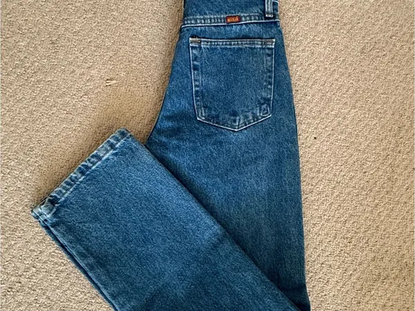 Vintage Rustler Women's Blue Straight-Leg Jeans - Image 11