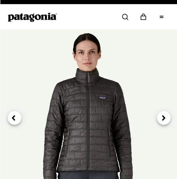 Patagonia Women’s Black Puffer Jacket - Image 2